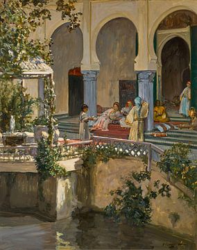 John Lavery, Interieur van een Moorse harem, 1907 van Atelier Liesjes