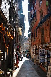 Dans le Labyrinthe Historique de Bhaktapur sur Frank Photos