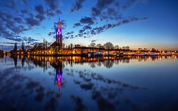 Potsdam Skyline in der blauen Stunde von Frank Herrmann