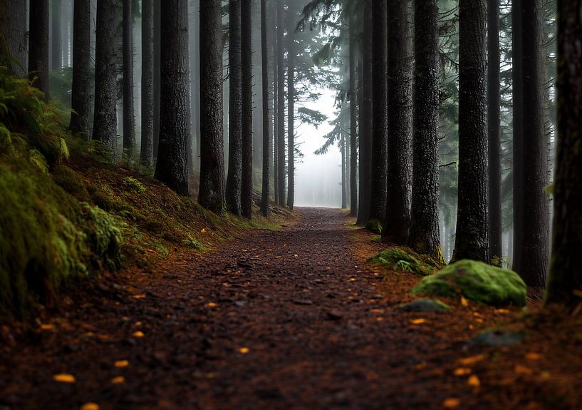 Magie der friedlichen Natur von fernlichtsicht