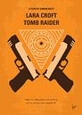 Nr. 209 Lara Croft Tomb Raider Minimal-Filmplakat von Chungkong Art Miniaturansicht