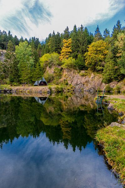 Autumn idyll at the Rennsteig by Oliver Hlavaty