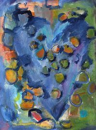 Healing peinture acrylique abstraite sur Karen Kaspar