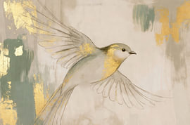 Golden Flight by Art & Soul Creations
