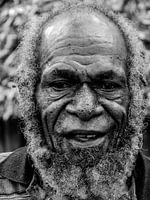 Villager in the Napua hills