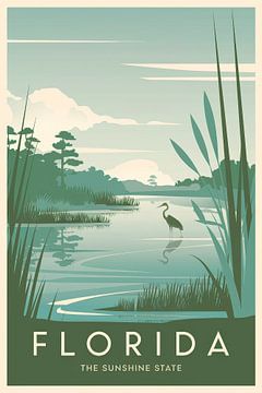 Florida by Poster Art Shop
