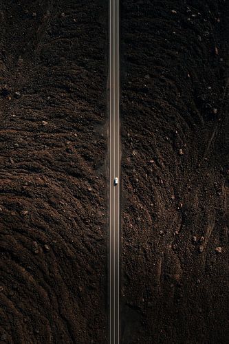 The Road Through Volcanic Silence by Dave Adriaanse - Photography