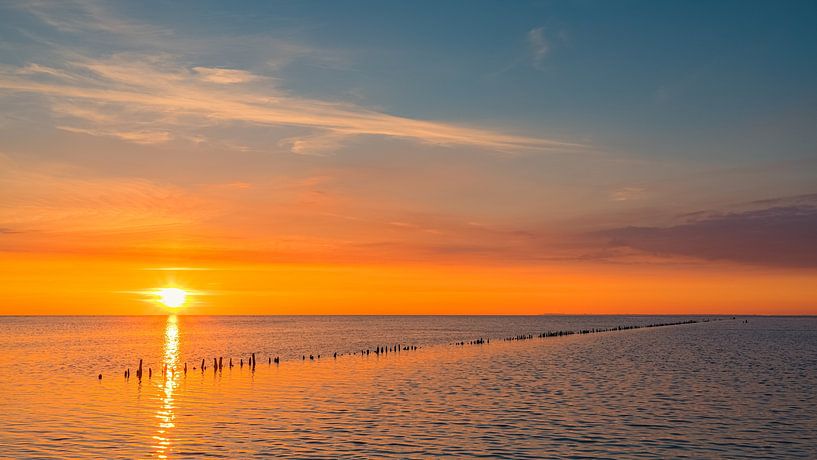 Coucher de soleil au Noordkaap, Groningen par Henk Meijer Photography