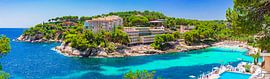 Bay of Cala Vinyes, idyllic bay beach on Mallorca island, Spain Mediterranean Sea by Alex Winter