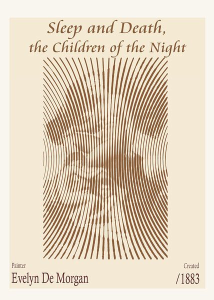 Sleep and Death, the Children of the Night  – Evelyn De Morgan by DOA Project
