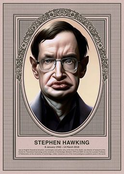 Stephen Hawking by Sahruddin Said