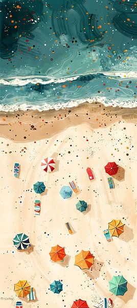 Sommer Sonne Meer | Malerei von Kunst Laune