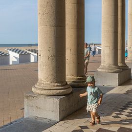 Observant dad in the background by didier de borle