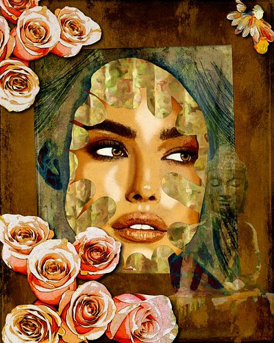 Bouddha aime les fleurs