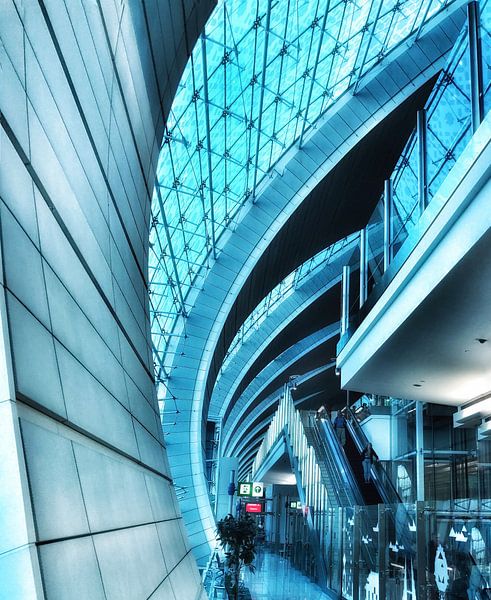 Reflecties op Dubai International Airport par SPOOR Spoor