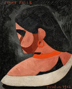 Francis Picabia - Jong meisje (1912) van Peter Balan
