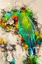 Papagei - Willkommen in den Tropen! von Sharon Harthoorn Miniaturansicht