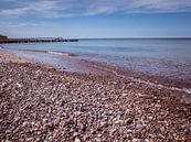 Kies am Strand von Warnemünde an der Ostsee von Animaflora PicsStock Miniaturansicht