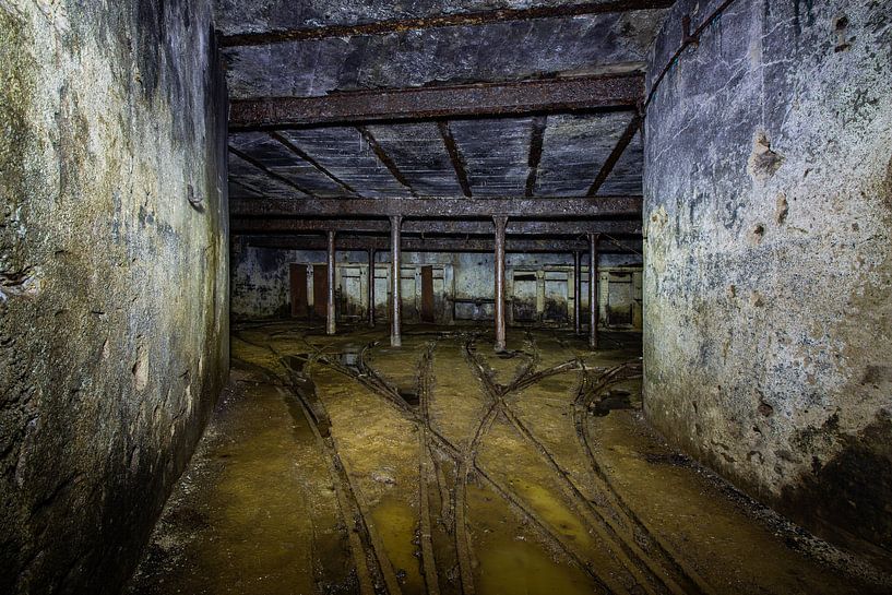 Mine railway station by Discovering The Past