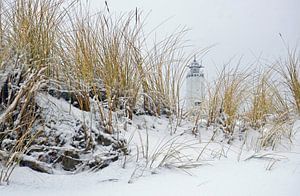 Winterleuchtturm Noordwijk (1) von Hans Vink