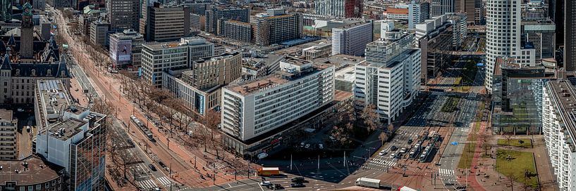 Het uitzicht vanaf Hofplein van Jelte Lagendijk