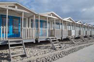 Strandhuisjes bij Wijk aan Zee van Corali Evegroen thumbnail