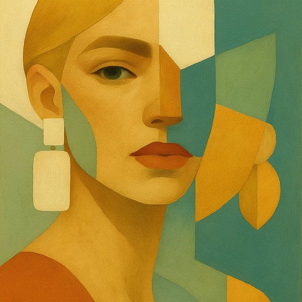 Abstract Portret - Dusty van GᎥรєlค Art Ŧ๏г Y๏ย