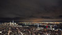 Manhattan bei Nacht von Bas de Glopper Miniaturansicht