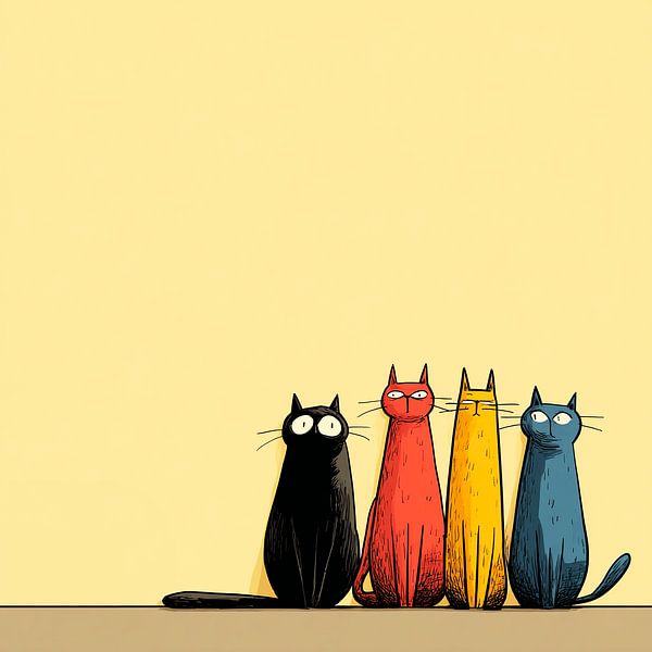 Cat watch at the Edge of the Day by Karina Brouwer