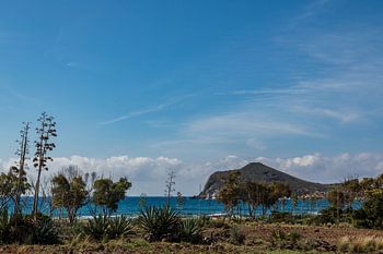 Baai van San Jose aan de Middellandse zee, Almeria, Zuid Spanje