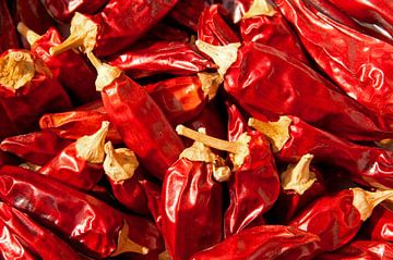 Red chillies by Peter Baier