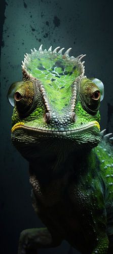 Leguane Portrait Kunst