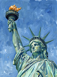 Lady Liberty stijgt op van HUGO