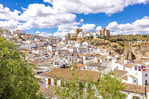 Panorama van Setenil de las Bodegas