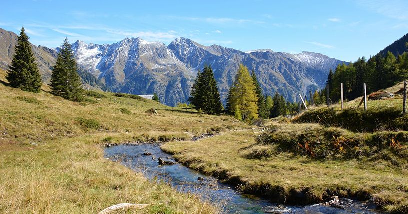 Panorama berglandschap Wirpitschee oostenrijk van My Footprints