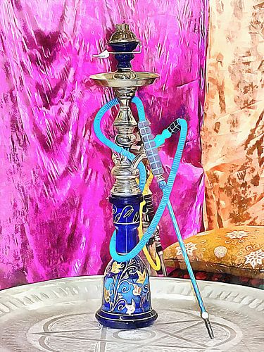 Exotische oosterse hookah pijp