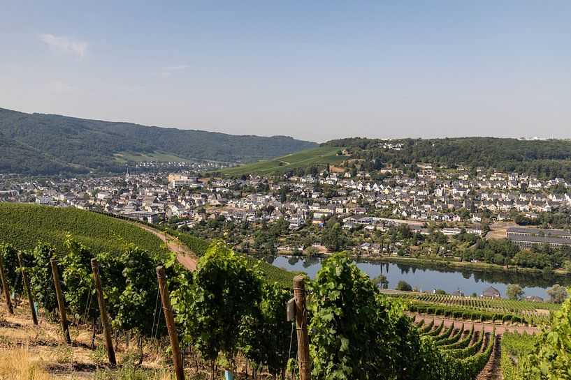 Vue sur la vallée de la Moselle et la ville de Bernkastel-Kues par Reiner Conrad