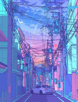 Allée du Crépuscule avec la R34