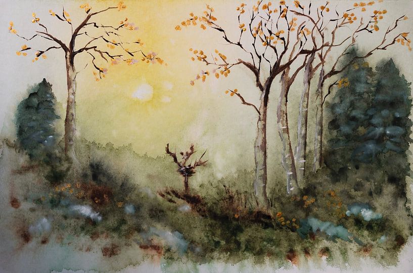 Aquarel part 91 van Tania Perneel