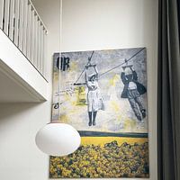 Klantfoto: Liefde in de lucht van Nora Bland, als ArtFrame