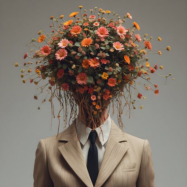 Ein Mann der Blumen von pungky setiawan