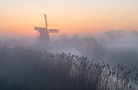 Noordermolen at Dawn van Sander van der Werf thumbnail