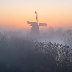 Noordermolen at Dawn van Sander van der Werf