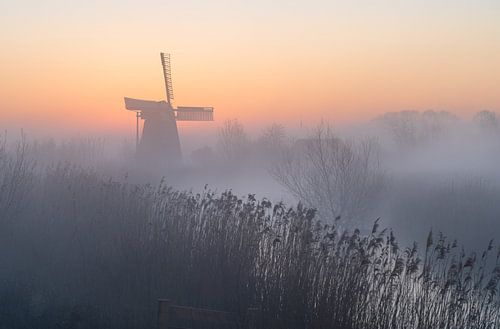 Noordermolen at Dawn van Sander van der Werf
