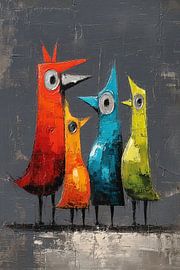 Oiseaux colorés | Amis à plumes colorés