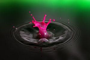 Roze Splash sur Dennis van de Water