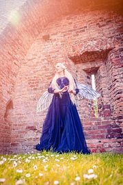 Elfe in schöner Ruine von Kaylee Verschure