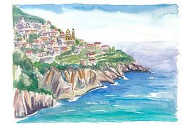 Sérénité bleue à Praiano : rêves de la côte amalfitaine