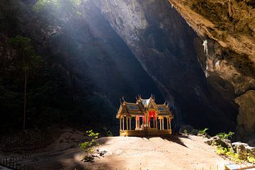 Hidden temple in secret cave by Piet Hein Schuijff