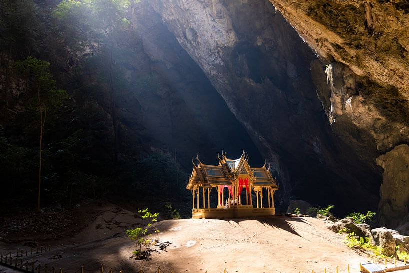 Hidden temple in secret cave by Piet Hein Schuijff